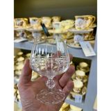 Vakıf Home Kristal Kesme El Işi Ayaklı Kahve Yanı Su Bardağı 250 ml 6 Adet