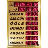Vakitmatik Dijital Namaz Vakitlerini Gösteren Saat