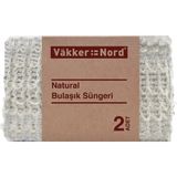 Vakker Nord Natural Bulaşık Süngeri 2'li 4 Adet