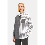Vakko Anthracite Long Sleeve Shirt - 40 - Gri
