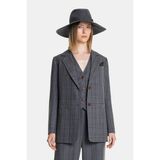 Vakko Anthracite Plaid Jacket - 42 - Çok Renkli