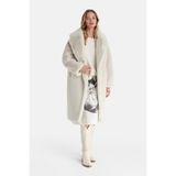Vakko Beige Eco Fur Coat - 38 - Bej