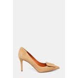 Vakko Beige Suede Shoes - Bej