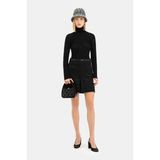 Vakko Black Above-The-Knee Skirt - Siyah - 36