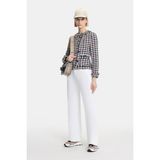 Vakko Black-Ecru Plaid Jacket - 40 - Siyah