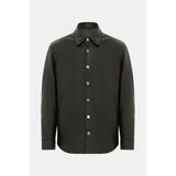 Vakko Black Leather Jacket - Siyah - 48