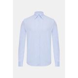 Vakko Blue Pinpoint Non-Iron Shirt - 44 - Mavi
