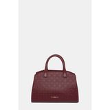 Vakko Bordo Monogram Çanta