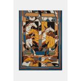 Vakko BRONZ ANİMAL FİGÜRLÜ KAŞMİR/İPEK ŞAL