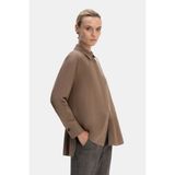 Vakko Brown Long Sleeve Shirt - 36 - Kahverengi
