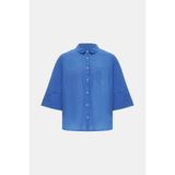Vakko By 12O Lıno Shirt - 40 - Mavi