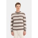 Vakko By Danıele Fıesolı Beige Crew Neck Knitwear - Bej
