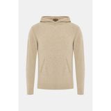 Vakko By Danıele Fıesolı Beige Hooded Knit Sweater - Bej - XL