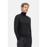 Vakko By Danıele Fıesolı Black Turtleneck Knit Sweater - Siyah
