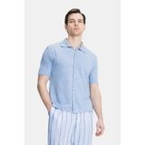Vakko By Danıele Fıesolı Blue Short Sleeve T-Shirt - 2XL - Mavi