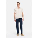 Vakko By Danıele Fıesolı Cream Polo Collar Short Sleeve T-Shirt - Bej