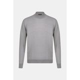 Vakko By Danıele Fıesolı Grey Mock Neck Knit Sweater - Gri