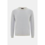 Vakko By Danıele Fıesolı Grey Round Neck Long Sleeve T-Shirt - 2XL - Gri