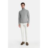 Vakko By Danıele Fıesolı Grey Turtleneck Knit Sweater - Gri