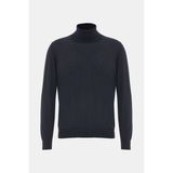 Vakko By Gran Sasso Navy Turtleneck Knitwear - Mavi - 56