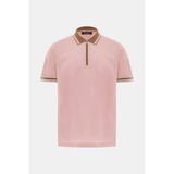 Vakko By Gran Sasso Pink Polo Collar Short Sleeve T-Shirt - 60 - Pembe