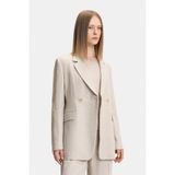 Vakko By Lorena Antonıazzı Beige Double-Breasted Jacket - 38 - Bej