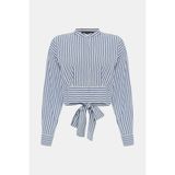 Vakko By Lorena Antonıazzı Blue Long Sleeve Shirt - 36 - Mavi