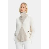 Vakko By Lorena Antonıazzı Ecru-Beige Wool Knit Sweater - Ekru - 36