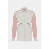 Vakko By Lorena Antonıazzı Light Grey Long Sleeve Shirt - 38 - Gri