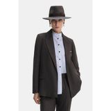 Vakko By Peserıco Brown Wool Jacket - 42 - Kahverengi