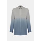 Vakko By Peserıco Grey Long Sleeve Shirt - 38 - Gri