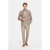 Vakko By Taglıatore Dark Beige Jacket - 48 - Bej