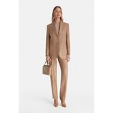 Vakko Camel Cashmere Jacket - 36 - Kahverengi