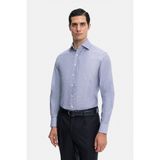 Vakko Checked Shirt - 44 - Mavi