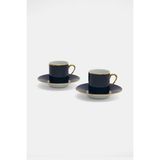Vakko Coffee Cup Set Of 2 - Mavi