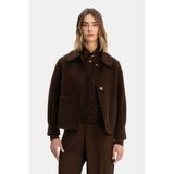 Vakko Dark Brown Wool Jacket - 42 - Kahverengi