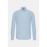 Vakko Exclusive Herringbone Shirt - 45 - Mavi