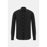 Vakko Exclusive Poplin Shirt - 41 - Siyah