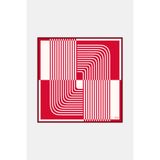 Vakko GEOMETRİK DESENLİ TWILL İPEK EŞARP