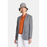Vakko Grey Knit Jacket - 38 - Gri