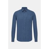 Vakko Herringbone Shirt - 2XL - Mavi