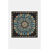 Vakko KAHVE GEOMETRİK DESENLİ TWILL EŞARP