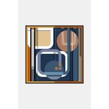 Vakko LACİVERT GEOMETRİK DESENLİ TWILL EŞARP