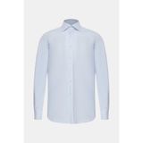 Vakko Light Blue Micro Print Shirt - 39 - Mavi