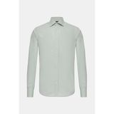 Vakko Light Green Twill Shirt - 45 - Yeşil