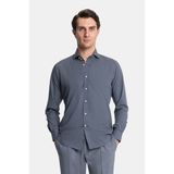 Vakko Melange Shirt - 45 - Gri