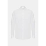 Vakko Micro Pattern Shirt - 44 - Beyaz