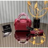 Vakko Mini Speedy Omuz Çanta - Bordo