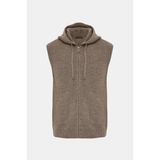 Vakko Mink Knit Sweater - Bej - 2XL