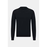 Vakko Mock Neck Long Sleeve Knit Sweater - Mavi